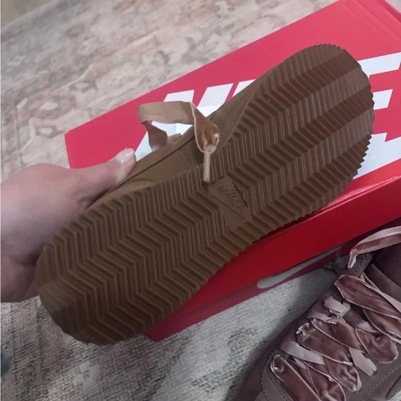 Nike Fauna Brown Cortez Sneakers - Picture 6 of 6